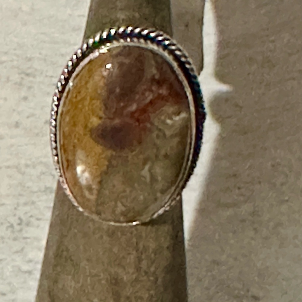 Jasper Ring size 4 3/4 NWT